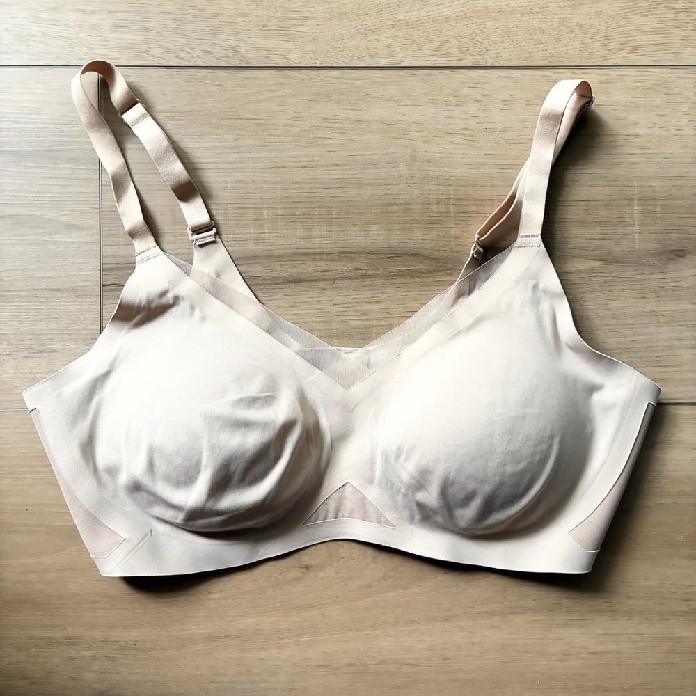 Honeylove Crossover Wireless Comfort Bra Nude Sand Tan XL